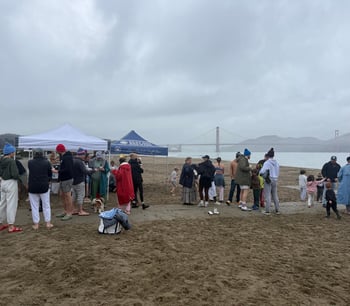 Ben Herrick's Brave the Breakers Polar Plunge fundraising event for the Reeve Foundation