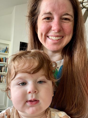 Kristin Beale and child