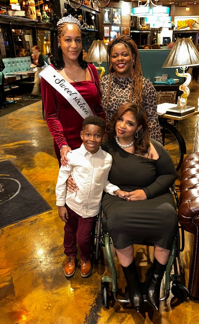 Tyra Randle, friends and family