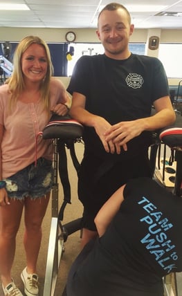 Elizabeth and her brother