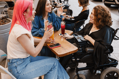 women chatting