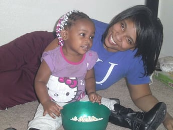 Tyra and her daughter