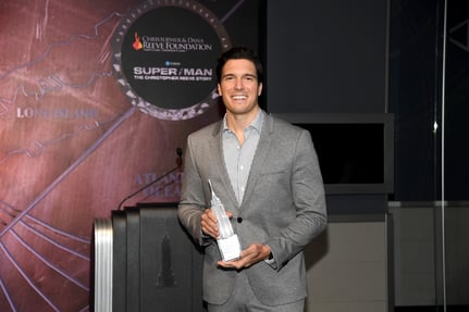 Will Reeve at the lighting ceremony at Empire State Building