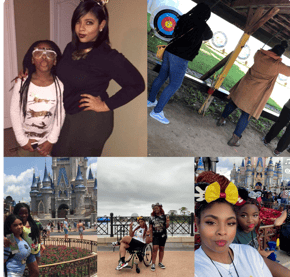 Tyra Randle and her daughter collage