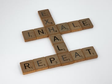 words: inhale exhale repeat 