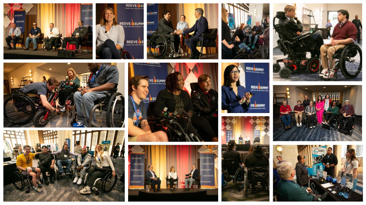 Photo collage of Reeve Summit 2025 participants