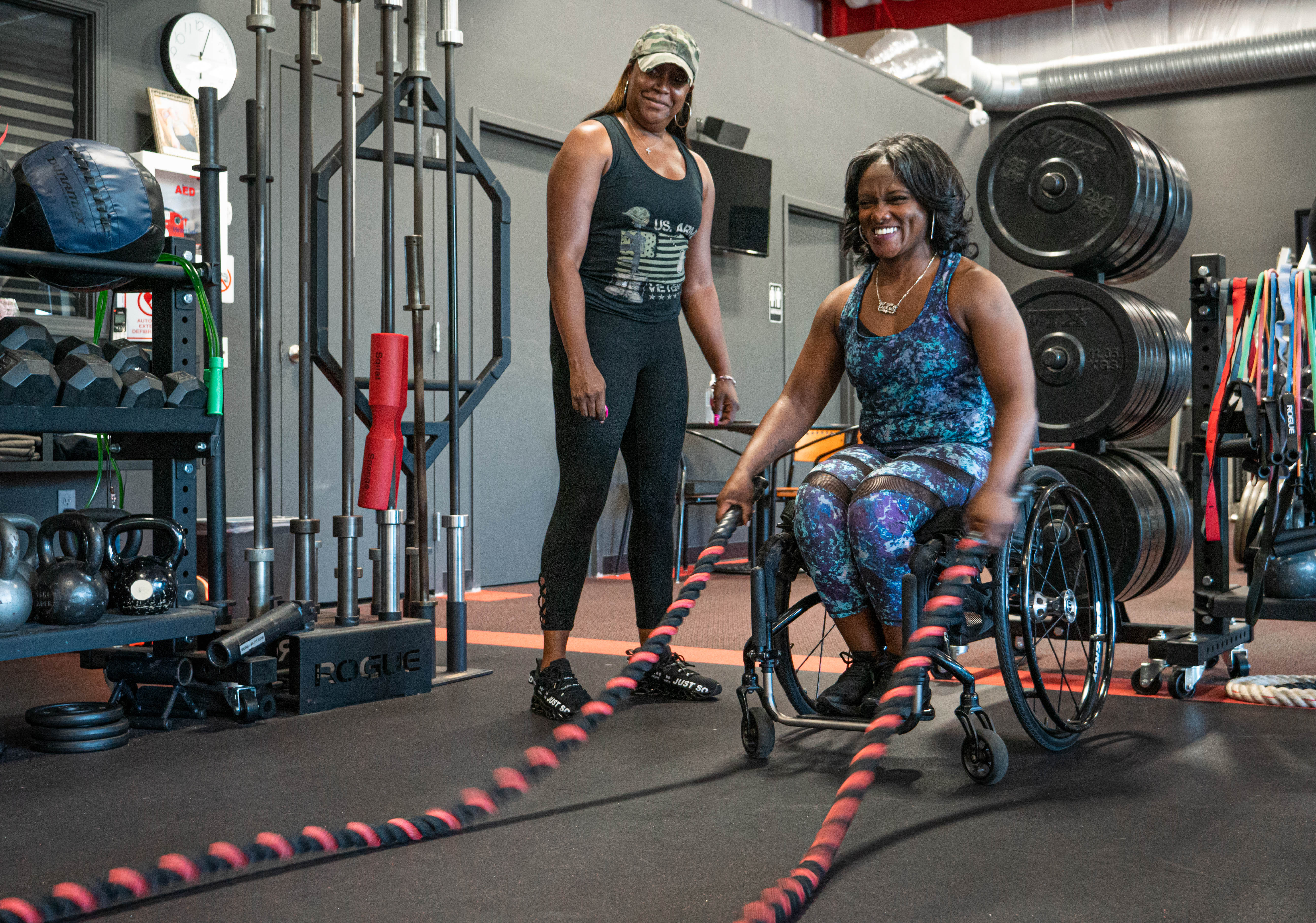 CeCe and Tiffany with Battle Ropes (1)