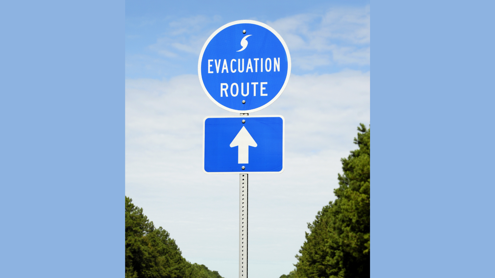 Evacuation Route Sign