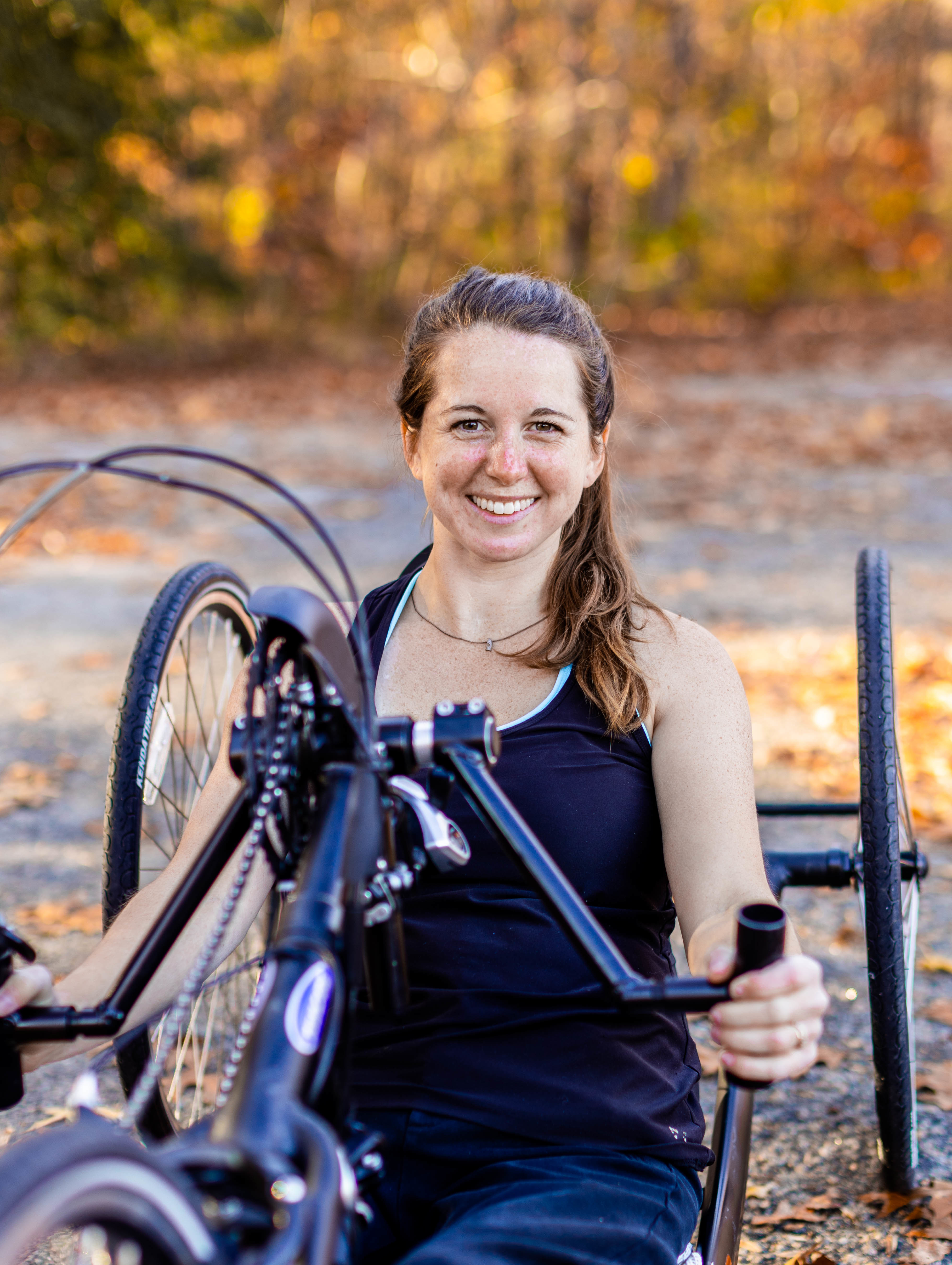Kristin on handcycle