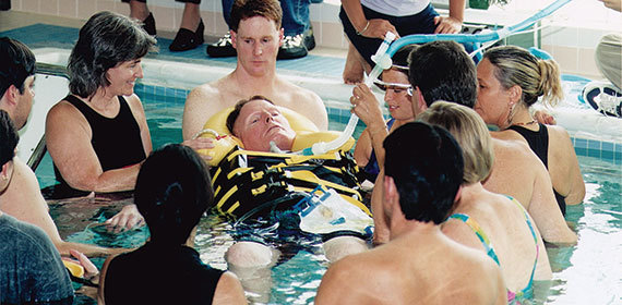 Christopher Reeve aquatic therapy