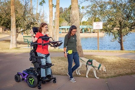 Standing wheelchair