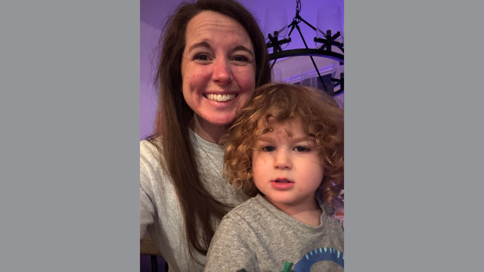 Kristin Beale and her son
