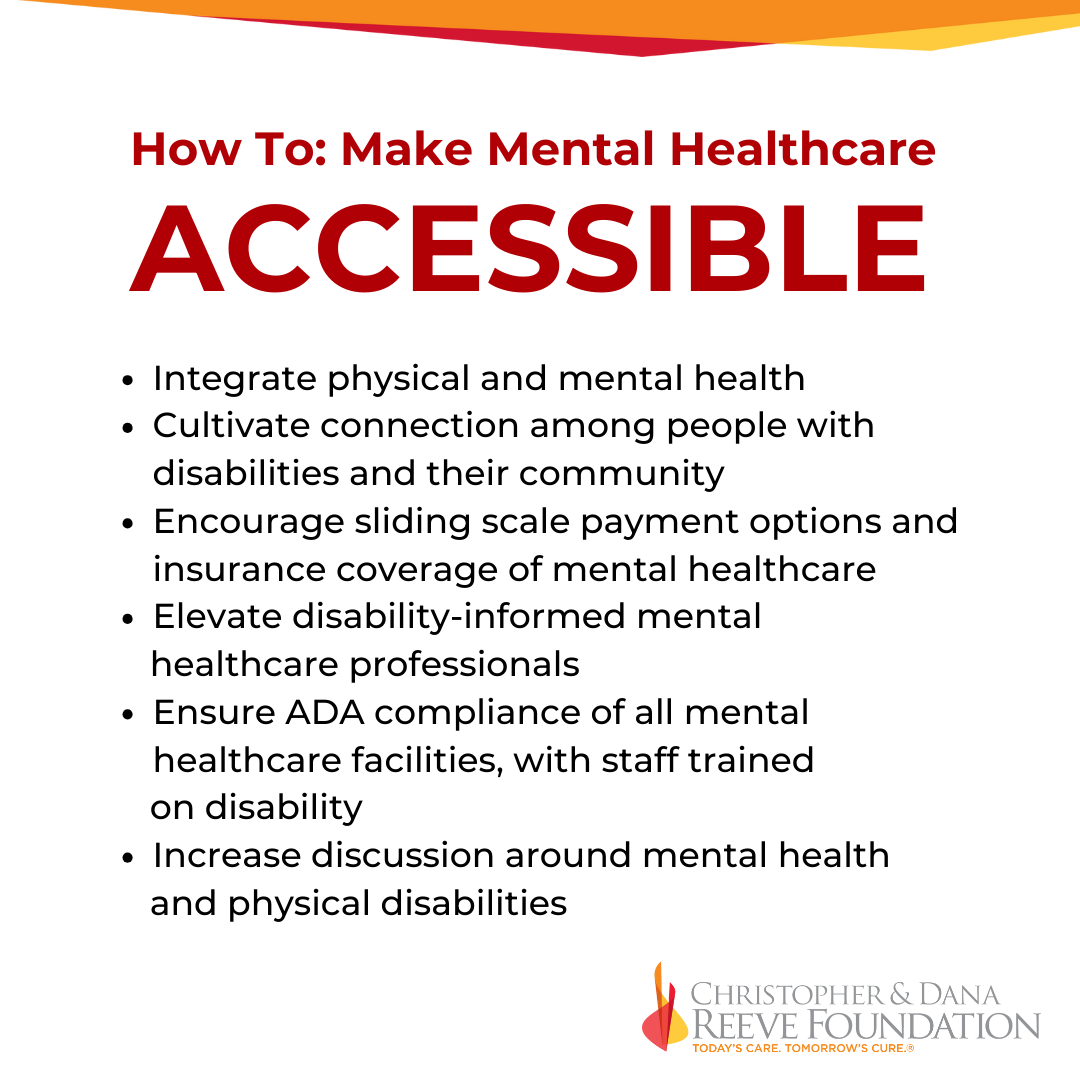 Make Mental Healthcare ACCESSIBLE 