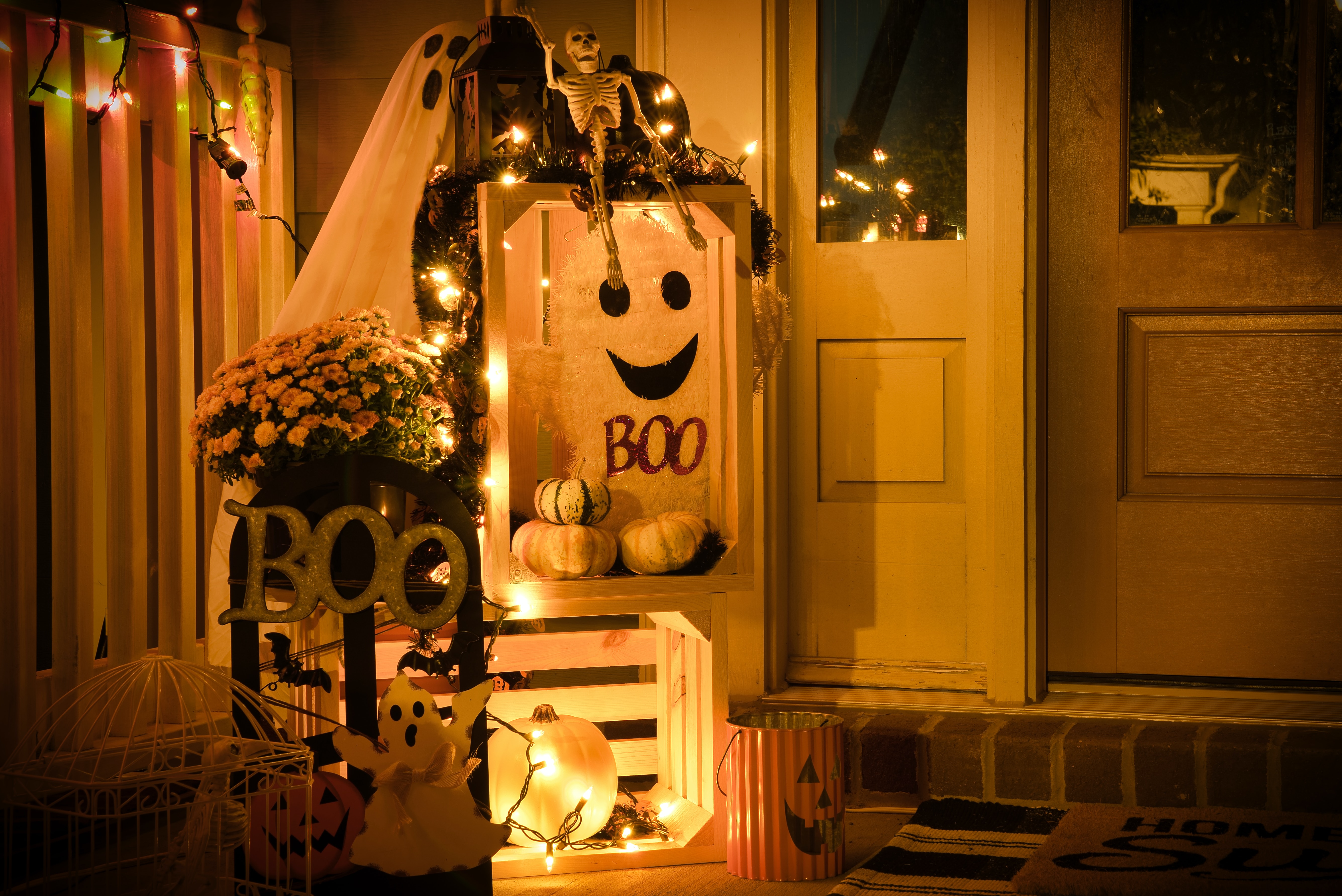 halloween porch